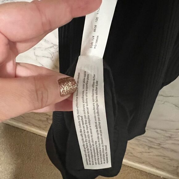 Eloquii Dress Womens Plus 14/16 Wrap Belted Long Sleeve Ribbed Cut-Outs - Picture 6 of 7